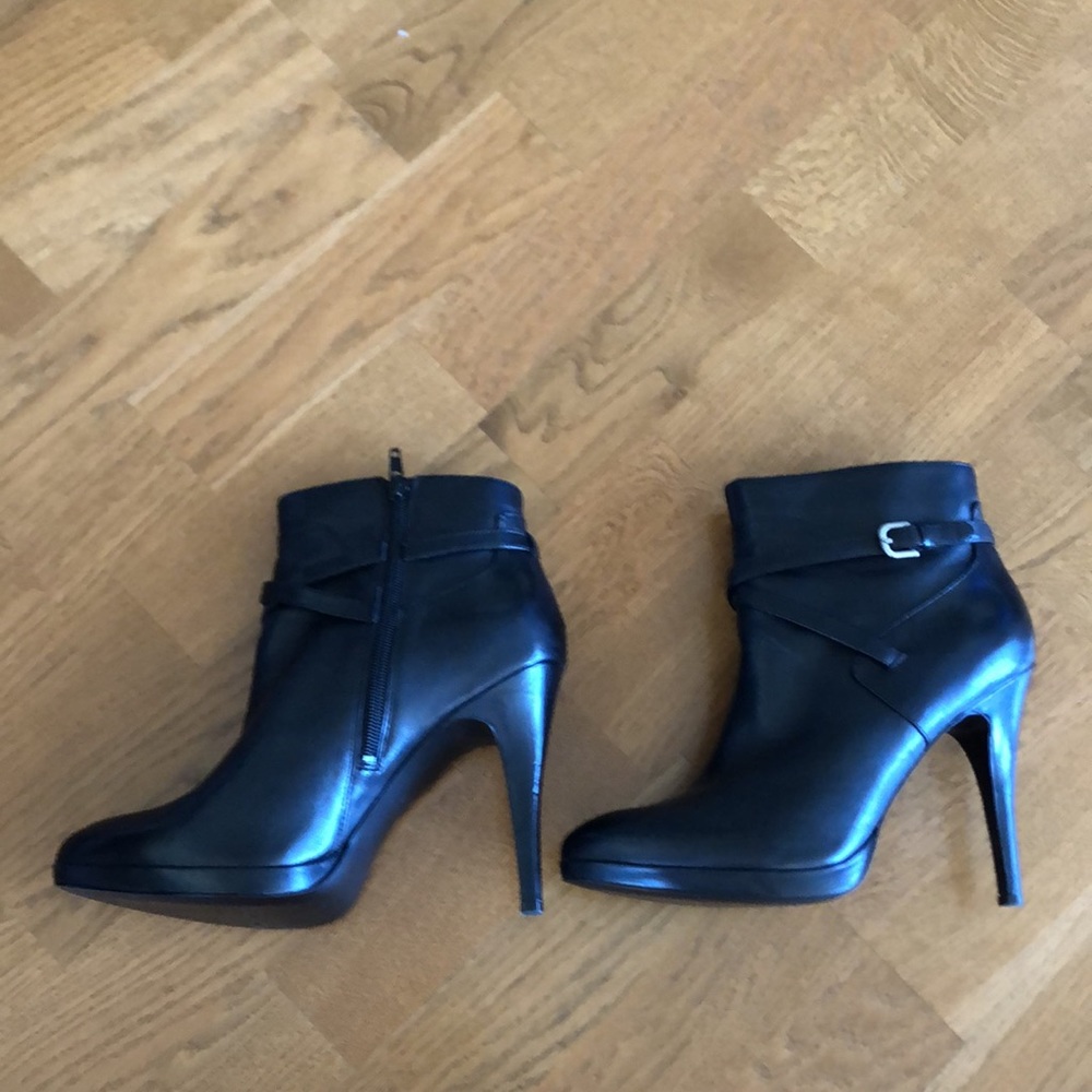 GUC Nine West 4.5” Stiletto Booties Size 10 - Picture 4 of 7